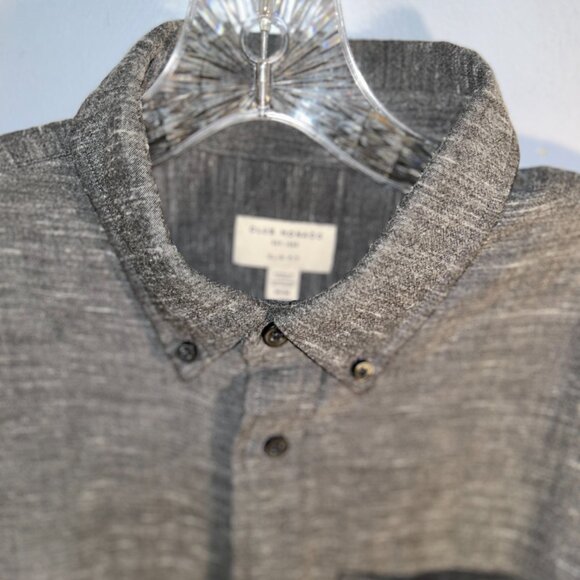 Club Monaco Slim Fit, Grey Button Up Shirt, Men's Medium - Picture 3 of 8